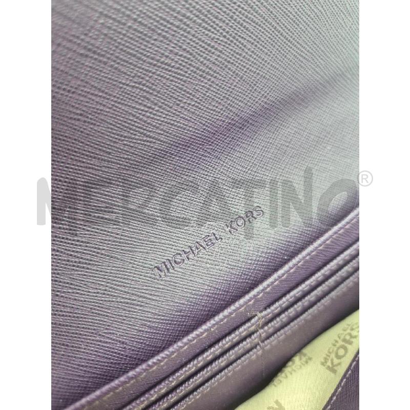 PORTA FOGLIO MICHAEL KORS VIOLA  | Mercatino dell'Usato Trapani via libica 4