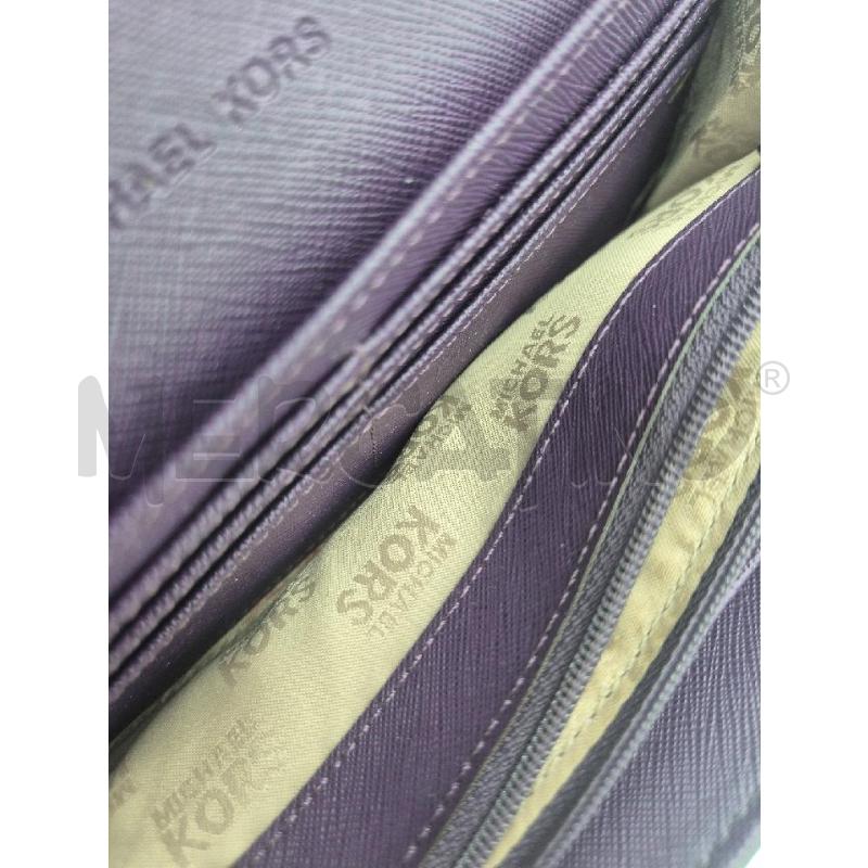PORTA FOGLIO MICHAEL KORS VIOLA  | Mercatino dell'Usato Trapani via libica 5