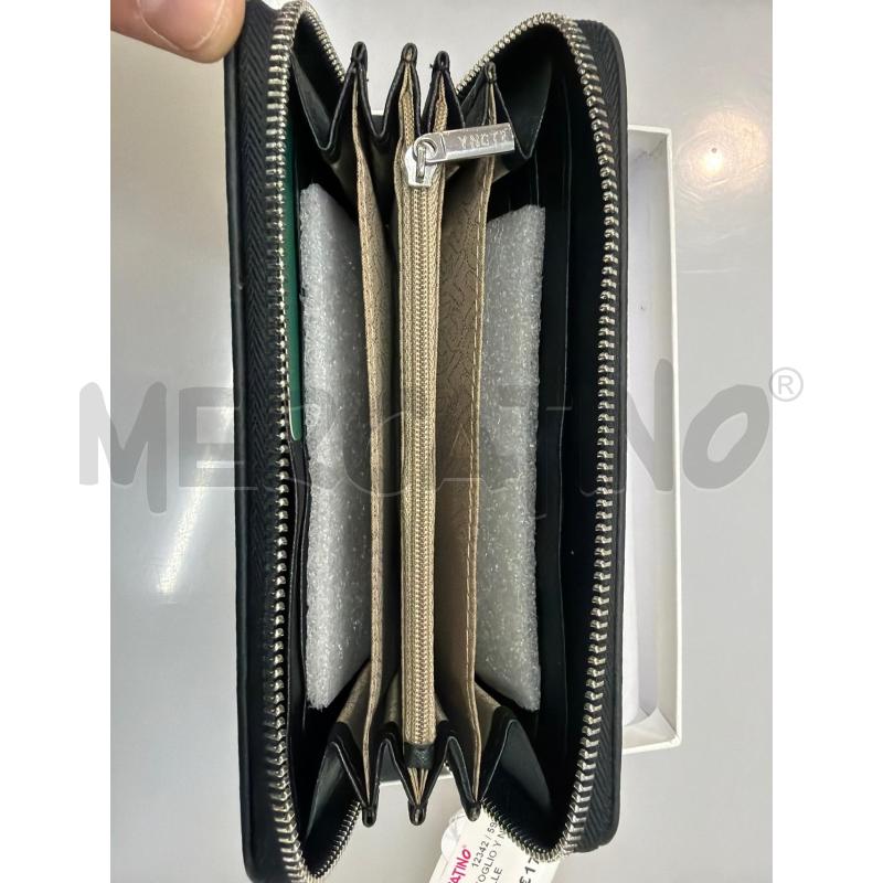 PORTA FOGLIO Y NOT NERO IN PELLE  | Mercatino dell'Usato Trapani via libica 3