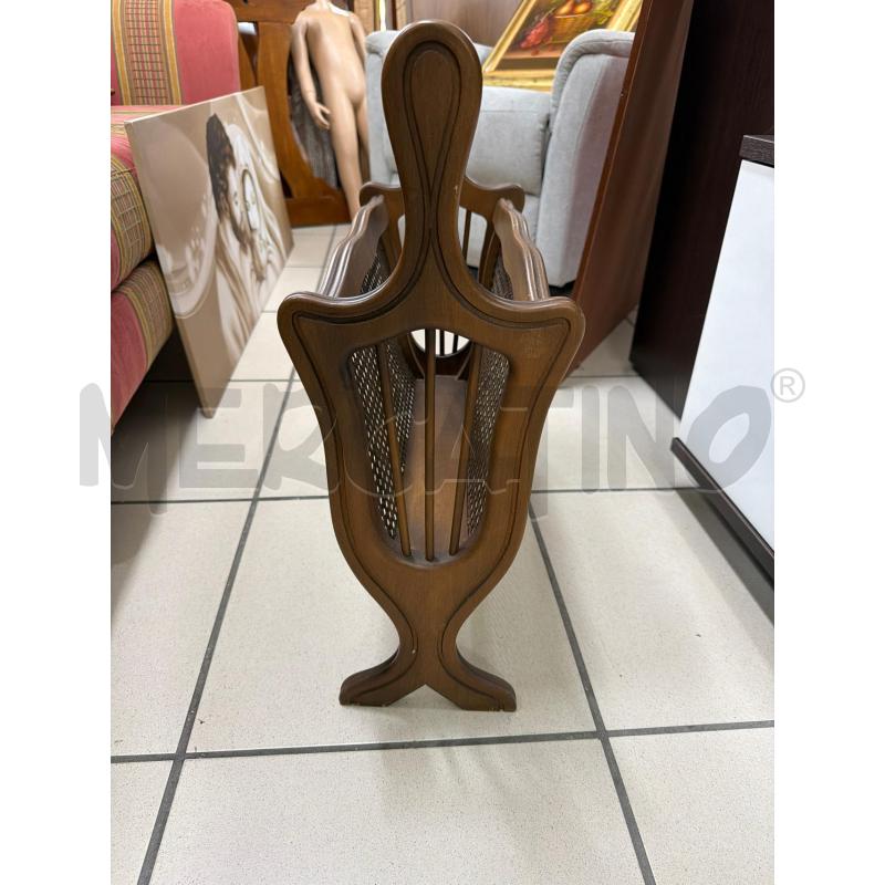 PORTA RIVISTE LEGNO MIDOLLINO | Mercatino dell'Usato Trapani via libica 3