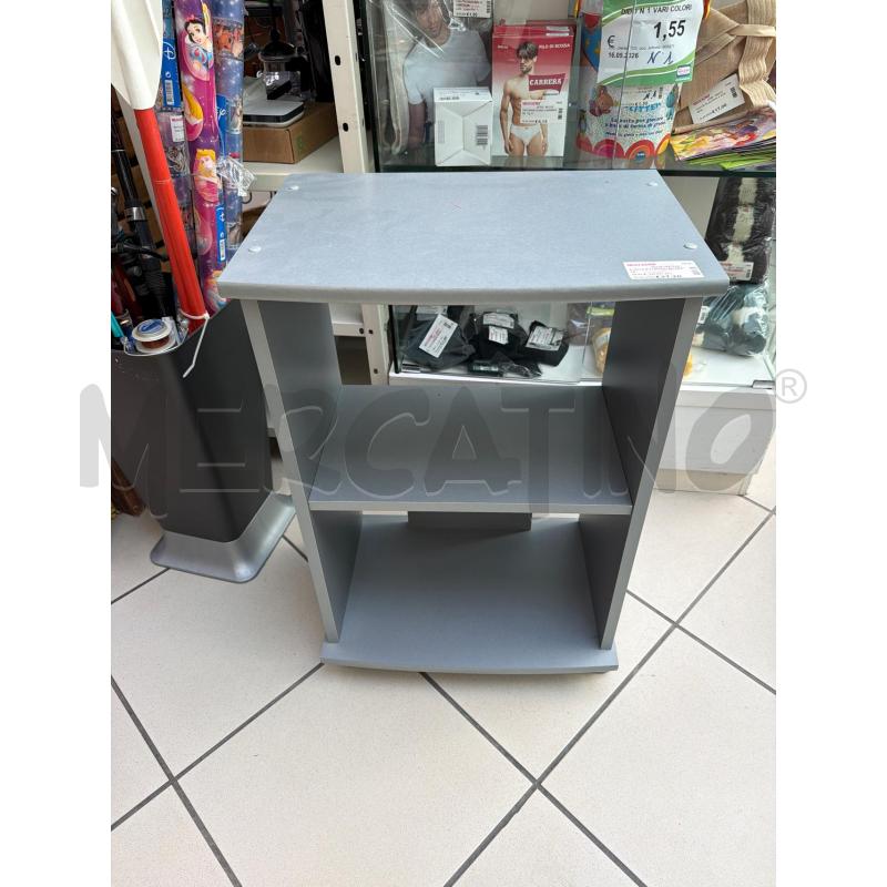 PORTA TV GRIGIO ROTELLE | Mercatino dell'Usato Trapani via libica 1