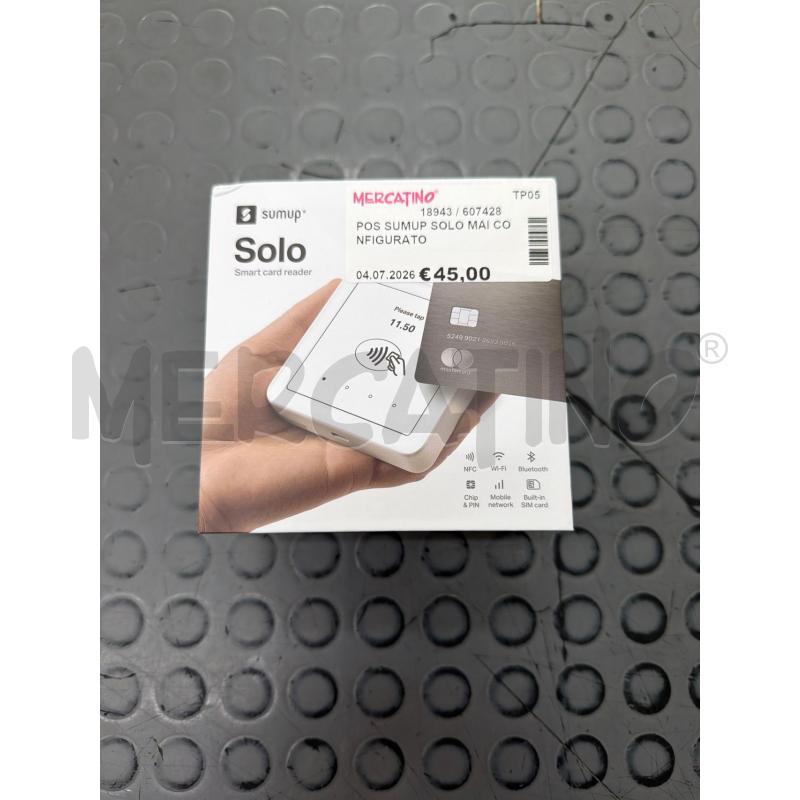 POS SUMUP SOLO MAI CONFIGURATO | Mercatino dell'Usato Trapani via libica 1