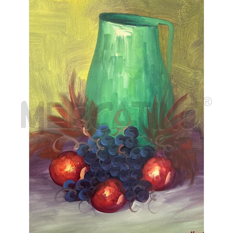 QUADRO CON VASO E FRUTTA | Mercatino dell'Usato Trapani via libica 3