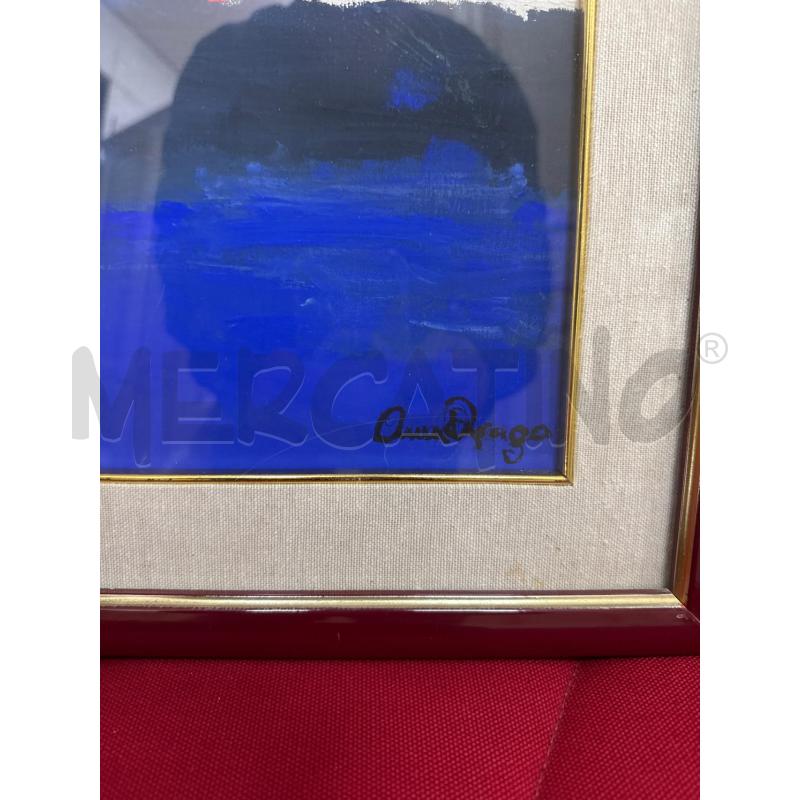 QUADRO CORNICE ROSSA  | Mercatino dell'Usato Trapani via libica 2