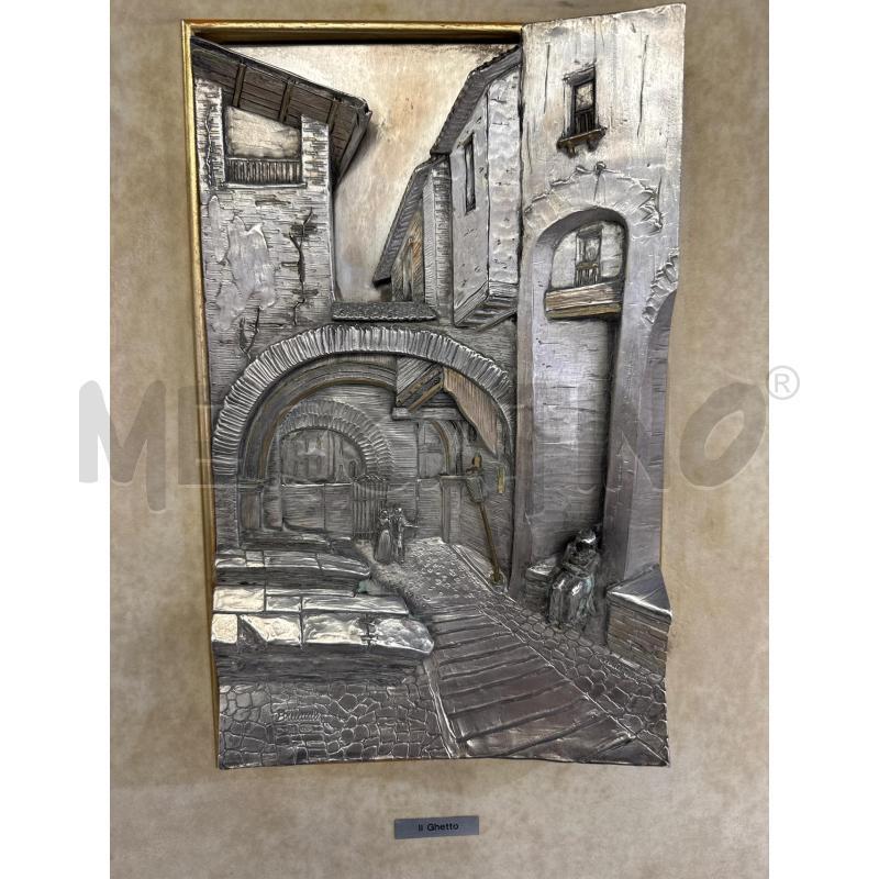 QUADRO GHETTO RILIEVO ARGENTO  | Mercatino dell'Usato Trapani via libica 2