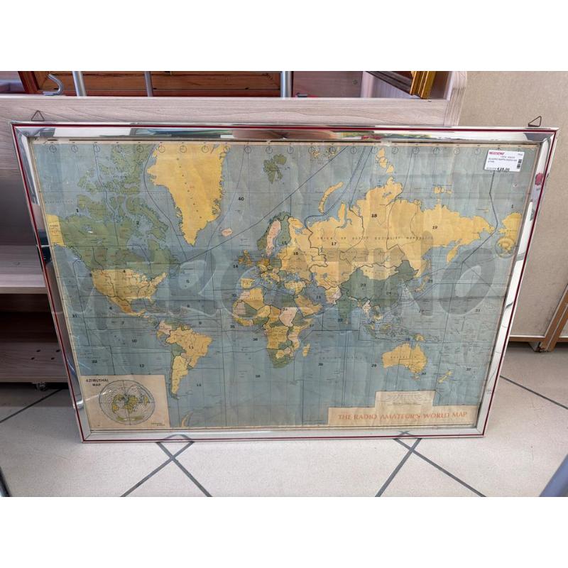 QUADRO MAPPA RADIO AMATORI | Mercatino dell'Usato Trapani via libica 1