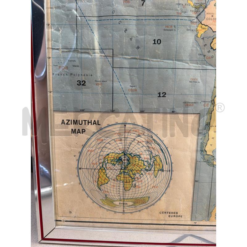 QUADRO MAPPA RADIO AMATORI | Mercatino dell'Usato Trapani via libica 3