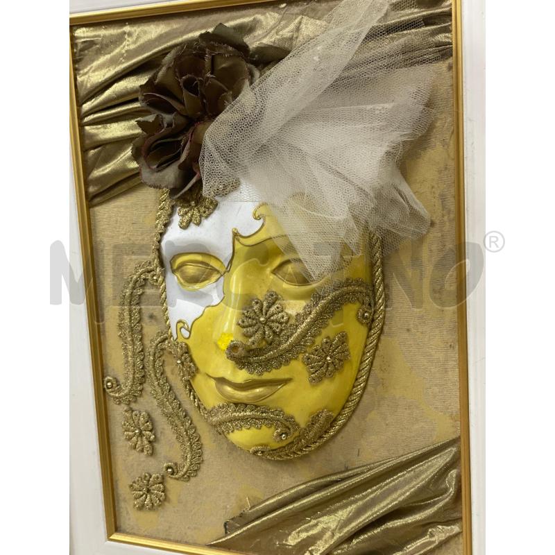 QUADRO MASCHERA CARNEVALE RILIEVO | Mercatino dell'Usato Trapani via libica 2