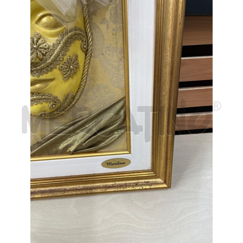 QUADRO MASCHERA CARNEVALE RILIEVO | Mercatino dell'Usato Trapani via libica 3