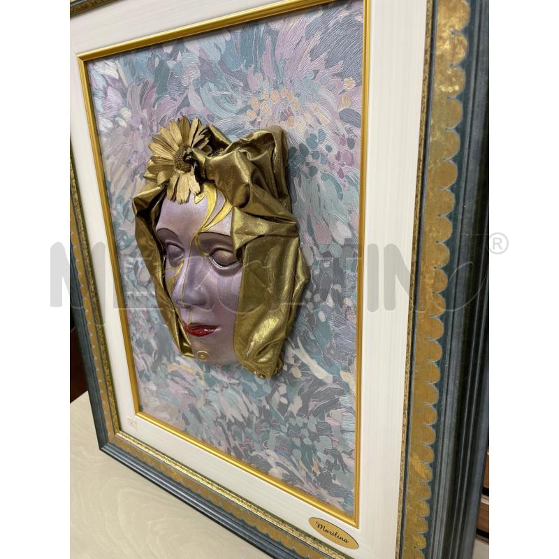 QUADRO MASCHERA CARNEVALE RILIEVO  | Mercatino dell'Usato Trapani via libica 3