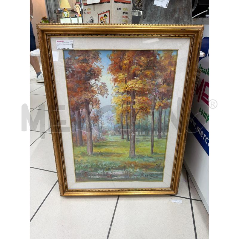 QUADRO PAESAGGIO ALBERI | Mercatino dell'Usato Trapani via libica 1