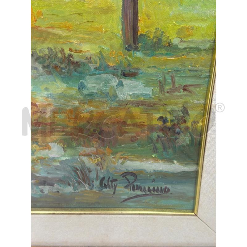 QUADRO PAESAGGIO ALBERI | Mercatino dell'Usato Trapani via libica 2