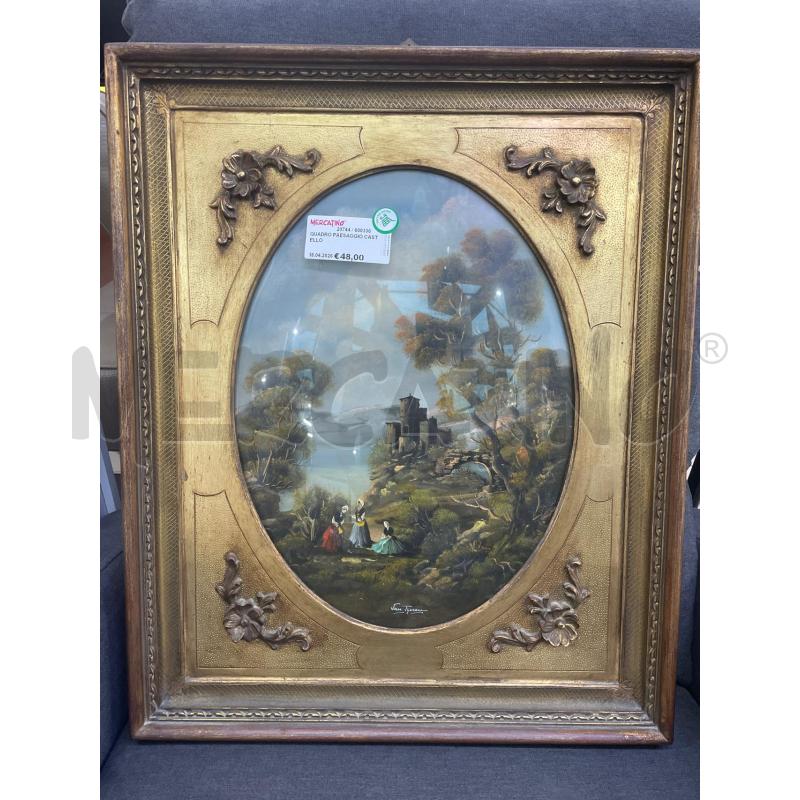 QUADRO PAESAGGIO CASTELLO | Mercatino dell'Usato Trapani via libica 1