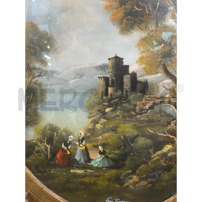 QUADRO PAESAGGIO CASTELLO | Mercatino dell'Usato Trapani via libica 2
