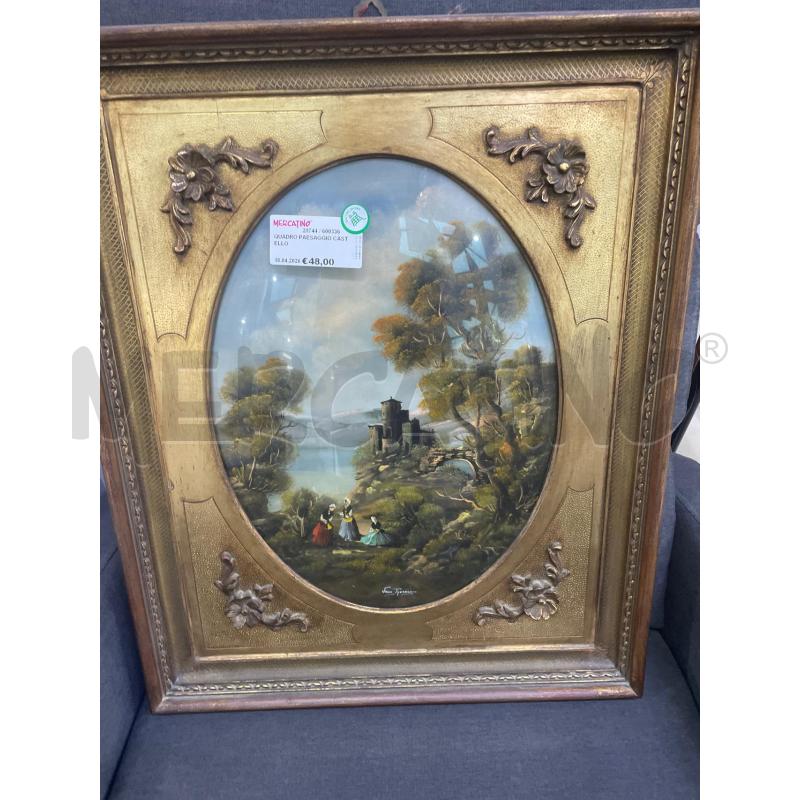QUADRO PAESAGGIO CASTELLO | Mercatino dell'Usato Trapani via libica 4