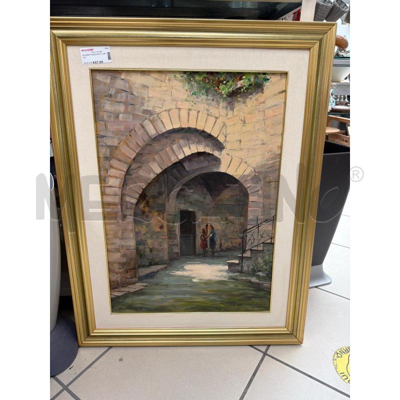 QUADRO PAESAGGIO CORTILE  | Mercatino dell'Usato Trapani via libica 1