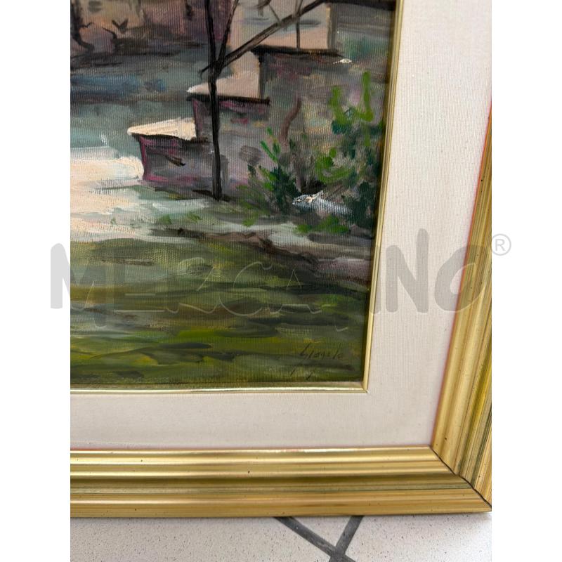 QUADRO PAESAGGIO CORTILE  | Mercatino dell'Usato Trapani via libica 2