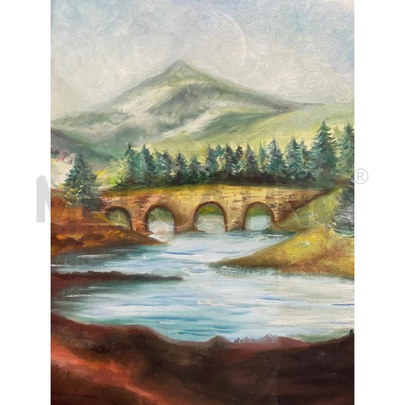 QUADRO PONTE E ALBERI  | Mercatino dell'Usato Trapani via libica 2