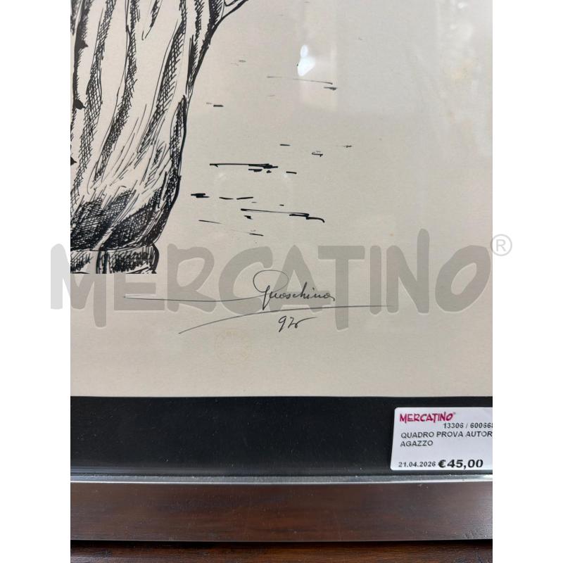 QUADRO PROVA AUTORE RAGAZZO  | Mercatino dell'Usato Trapani via libica 2
