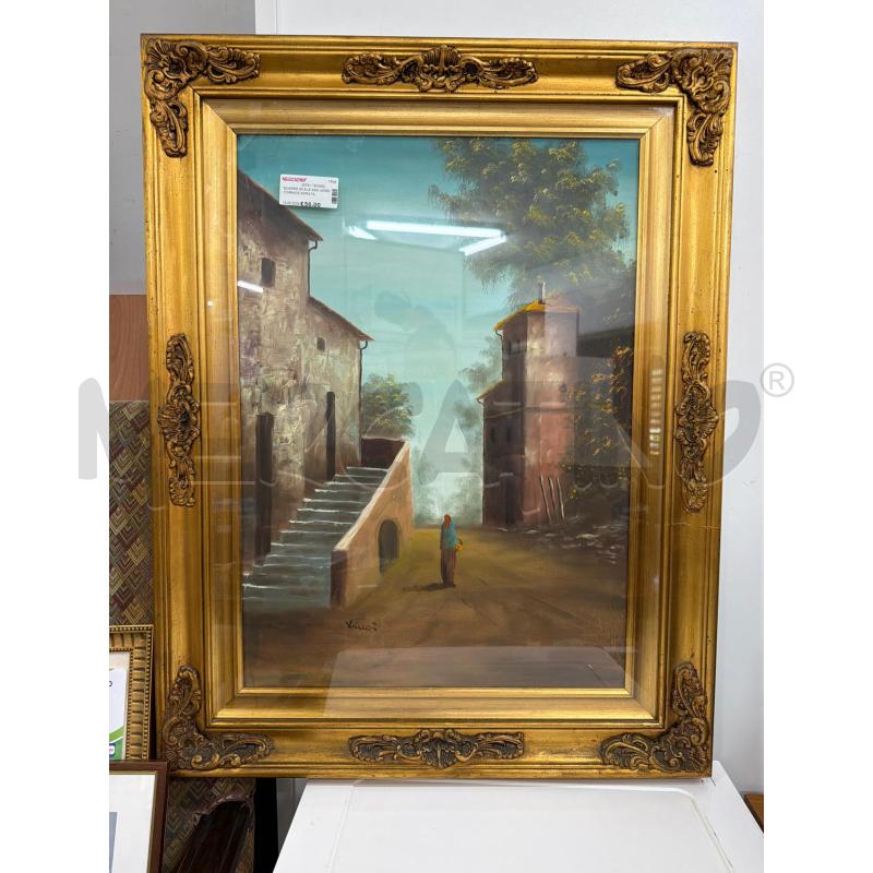 QUADRO SCALE ASA UOMO CORNICE DORATA | Mercatino dell'Usato Trapani via libica 1