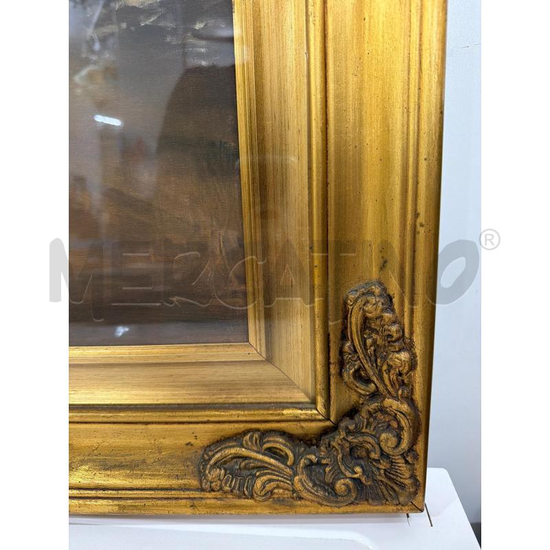 QUADRO SCALE ASA UOMO CORNICE DORATA | Mercatino dell'Usato Trapani via libica 3