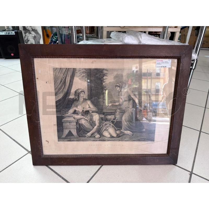 QUADRO STAMPA SAMSON ET DALILA  | Mercatino dell'Usato Trapani via libica 1