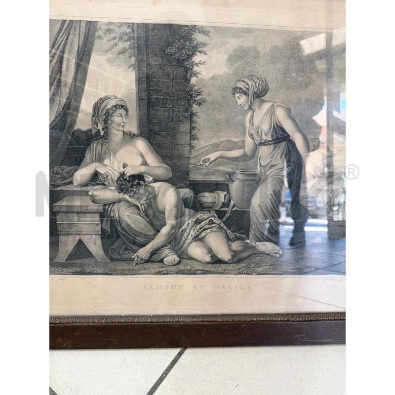 QUADRO STAMPA SAMSON ET DALILA  | Mercatino dell'Usato Trapani via libica 2
