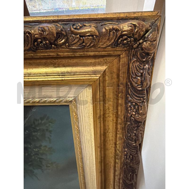 QUADRO TELA DAMA VESTITO VERDE | Mercatino dell'Usato Trapani via libica 3