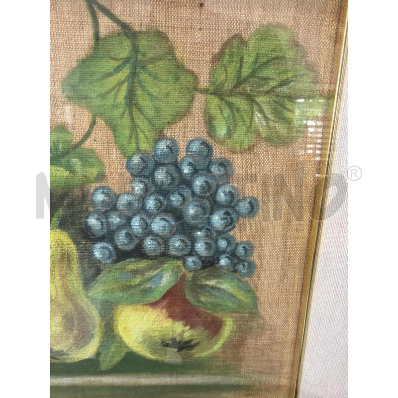 QUADRO TELA FRUTTA VERDE | Mercatino dell'Usato Trapani via libica 2