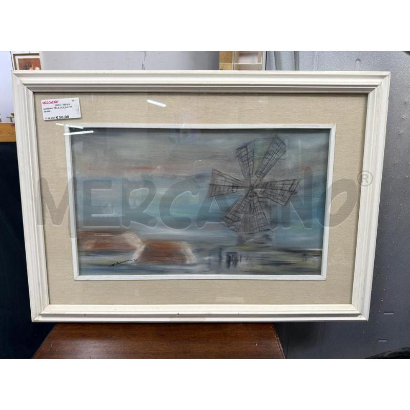 QUADRO TELA MULINO TRAPANI | Mercatino dell'Usato Trapani via libica 1