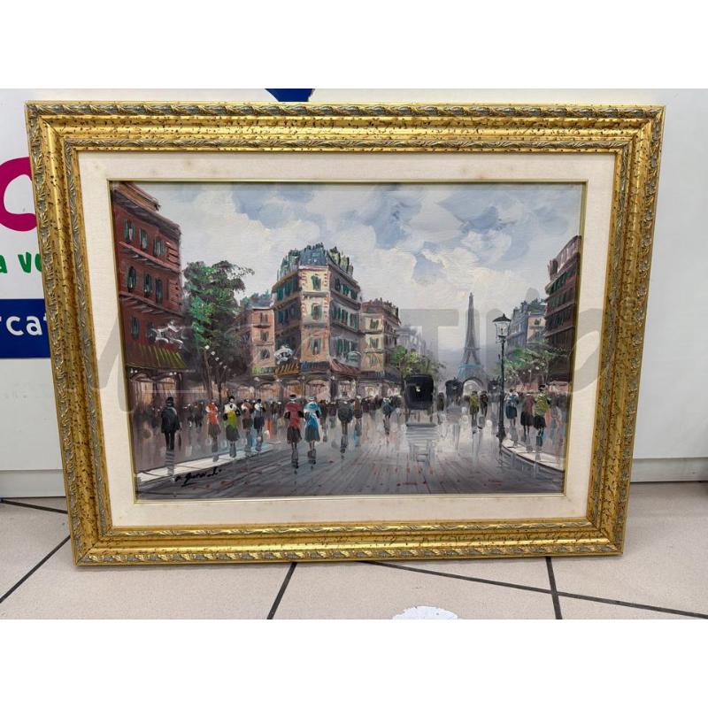 QUADRO TELA PAESAGGIIO FRANCESE  | Mercatino dell'Usato Trapani via libica 1