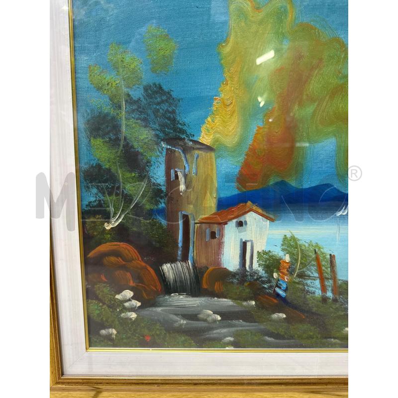 QUADRO TELA PAESAGGIO MARE  | Mercatino dell'Usato Trapani via libica 2