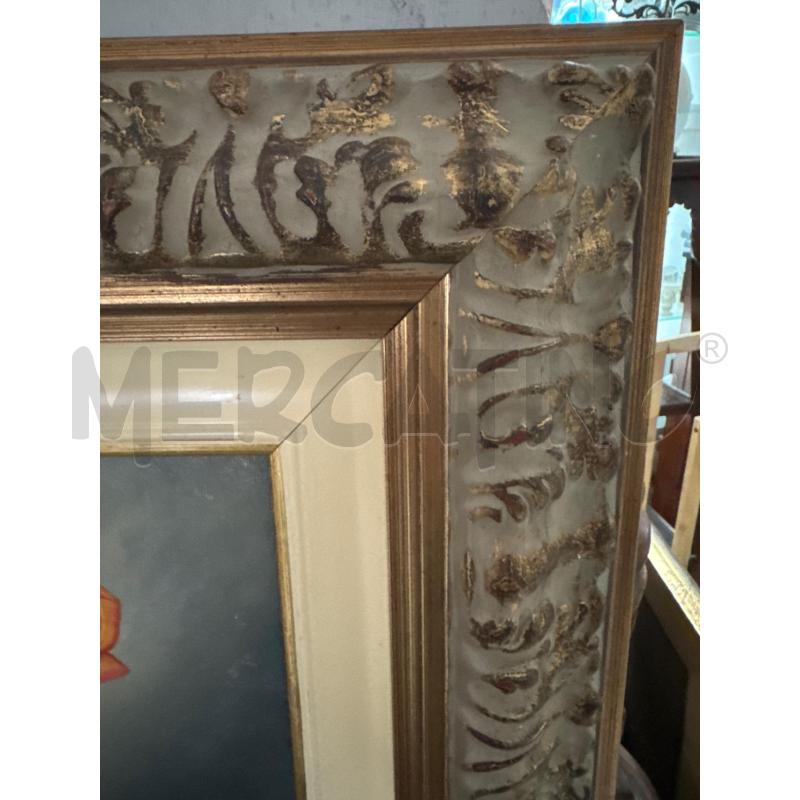 QUADRO TELA VASO FIORI  | Mercatino dell'Usato Trapani via libica 4
