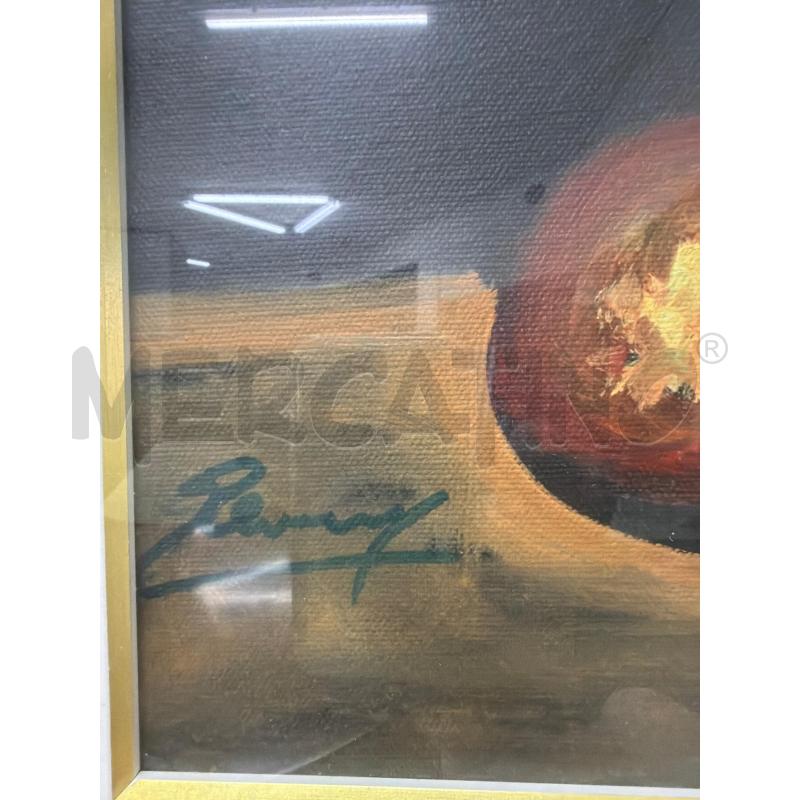 QUADRO TELA VASO FIORI  | Mercatino dell'Usato Trapani via libica 2