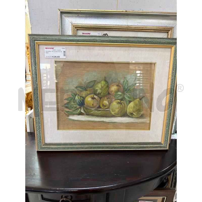 QUADRO TELE FRUTTA VERDE | Mercatino dell'Usato Trapani via libica 1