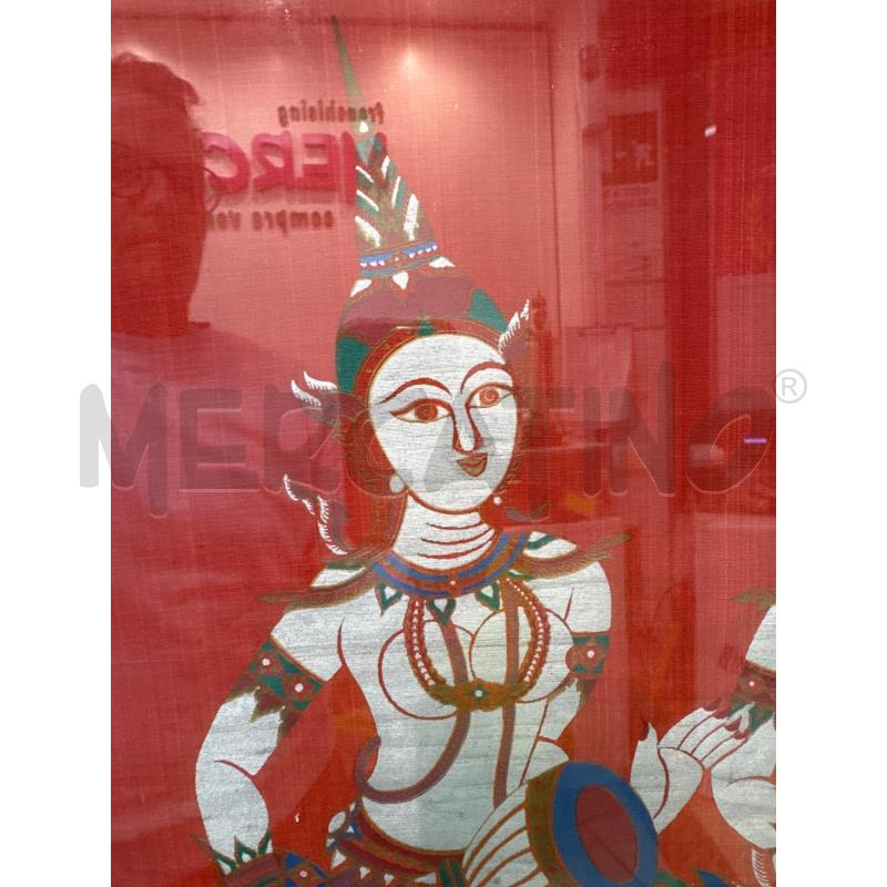 QUADRO THAILANDESE ROSSO | Mercatino dell'Usato Trapani via libica 2