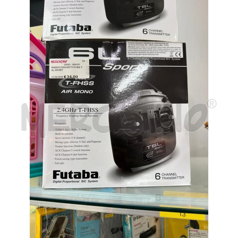 RADIOCOMANDI FUTABA T6L SPORT | Mercatino dell'Usato Trapani via libica 1