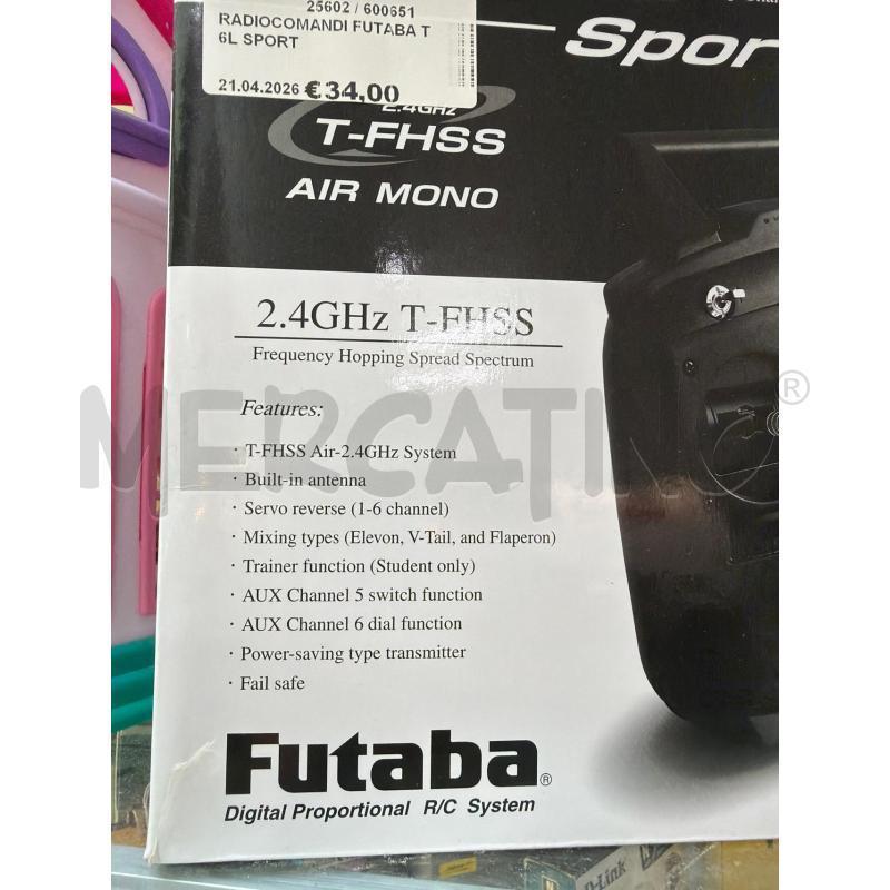 RADIOCOMANDI FUTABA T6L SPORT | Mercatino dell'Usato Trapani via libica 2