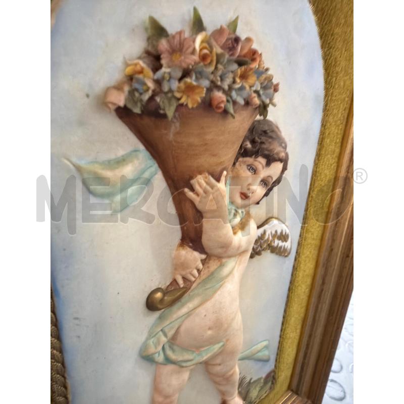 RILIEVO ANGELO CORNICE DORATA  | Mercatino dell'Usato Trapani via libica 2