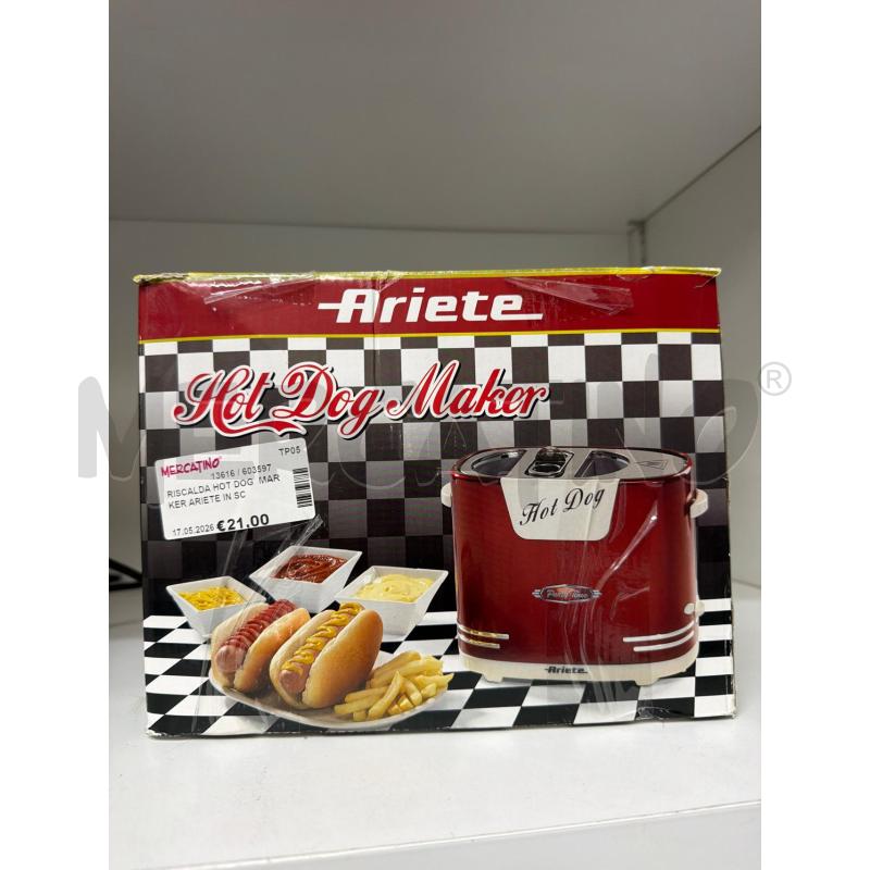 RISCALDA HOT DOG  MARKER ARIETE IN SCATOLA | Mercatino dell'Usato Trapani via libica 1