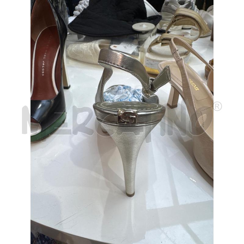 SANDALI DONNA GUESS ARGENTO  | Mercatino dell'Usato Trapani via libica 3