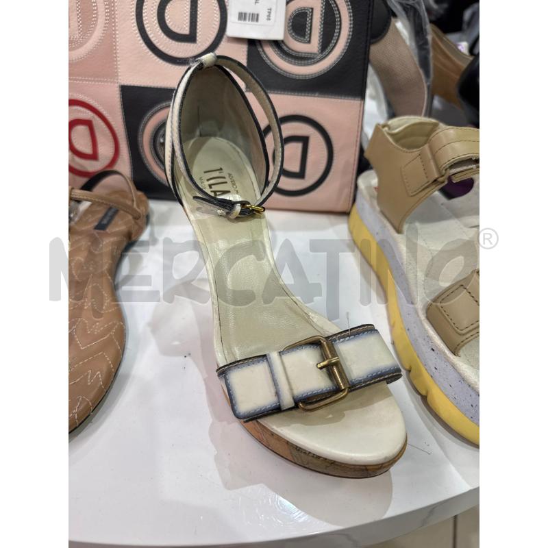 SCARPE DONNA 1 CLASSE PELLE BIANCA E BEIGE  | Mercatino dell'Usato Trapani via libica 1