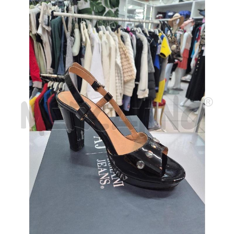 SCARPE DONNA ARMANI NERI LUCIDI CON STRASS  | Mercatino dell'Usato Trapani via libica 3