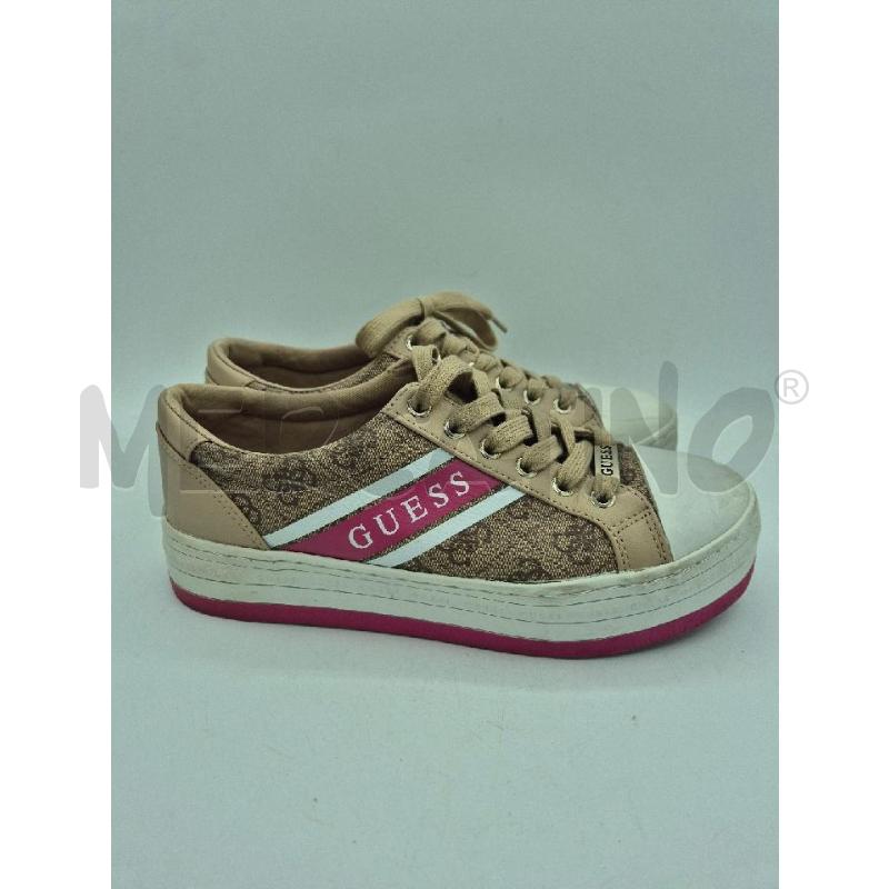 SCARPE DONNA GUESS BEIGE E FUCSIA  | Mercatino dell'Usato Trapani via libica 3