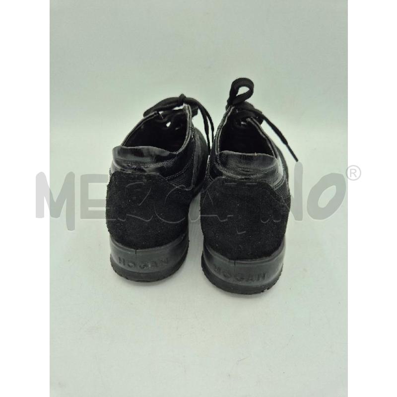 SCARPE DONNA HOGAN NERE SCAMOSCIATE E STRASS  | Mercatino dell'Usato Trapani via libica 3