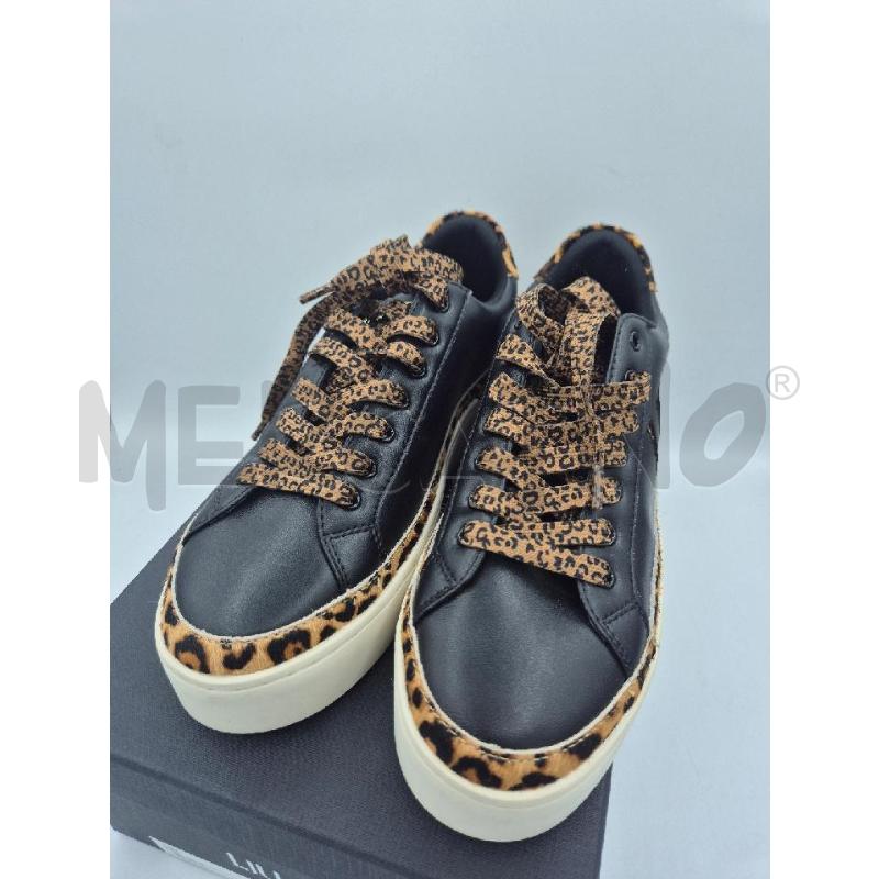 SCARPE DONNA LIU JO NERE E MACULATE IN PELLE  | Mercatino dell'Usato Trapani via libica 2