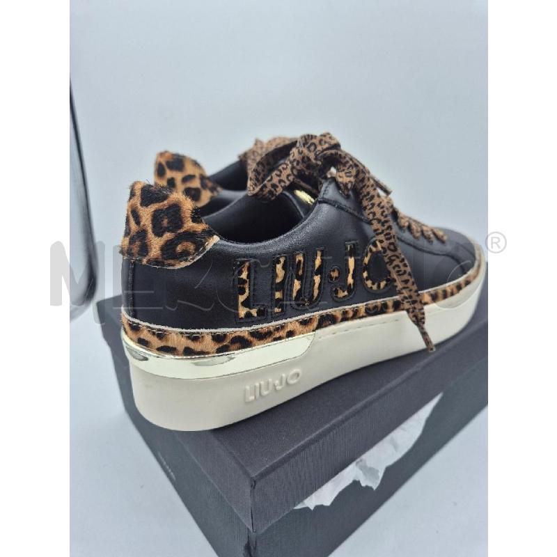 SCARPE DONNA LIU JO NERE E MACULATE IN PELLE  | Mercatino dell'Usato Trapani via libica 3