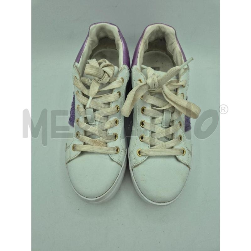 SCARPE DONNA POLLINI BIANCHE STRASS  | Mercatino dell'Usato Trapani via libica 2