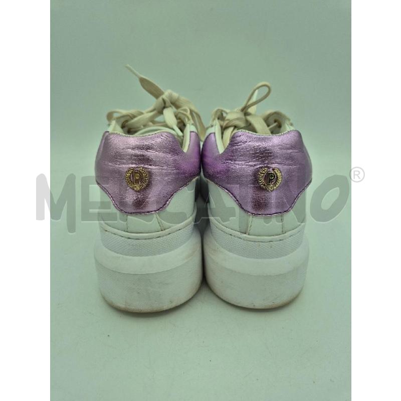 SCARPE DONNA POLLINI BIANCHE STRASS  | Mercatino dell'Usato Trapani via libica 4