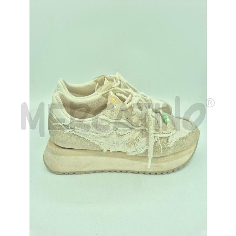 SCARPE DONNA SUN 68 BEIGE E PANNA  | Mercatino dell'Usato Trapani via libica 1